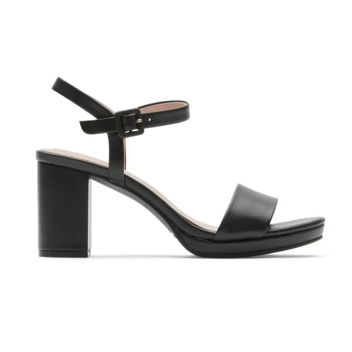 Rockport Heels Women Tabitha 2Strap Heel Black