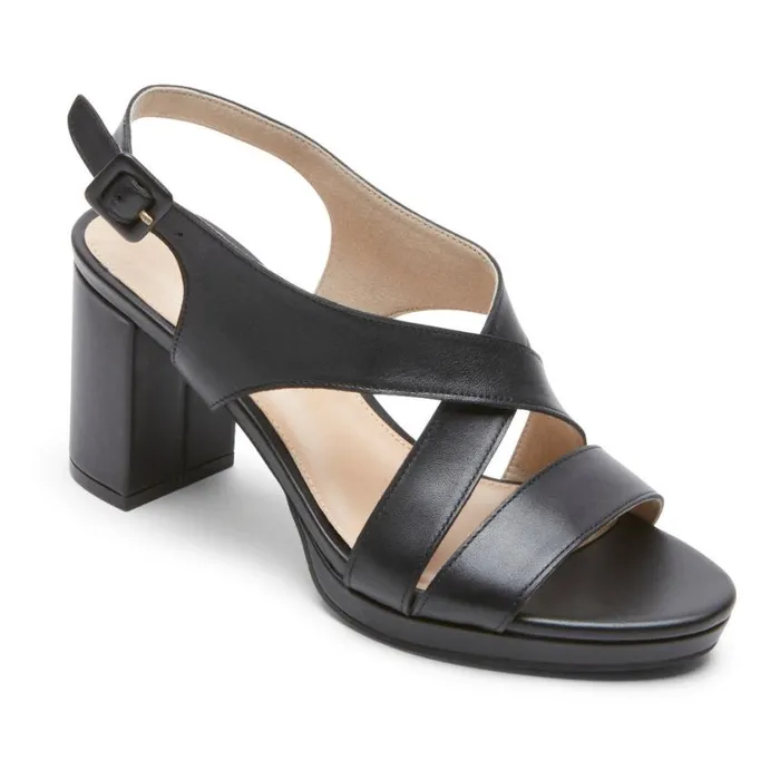 Rockport Heels Women Tabitha Slingback Heel Black