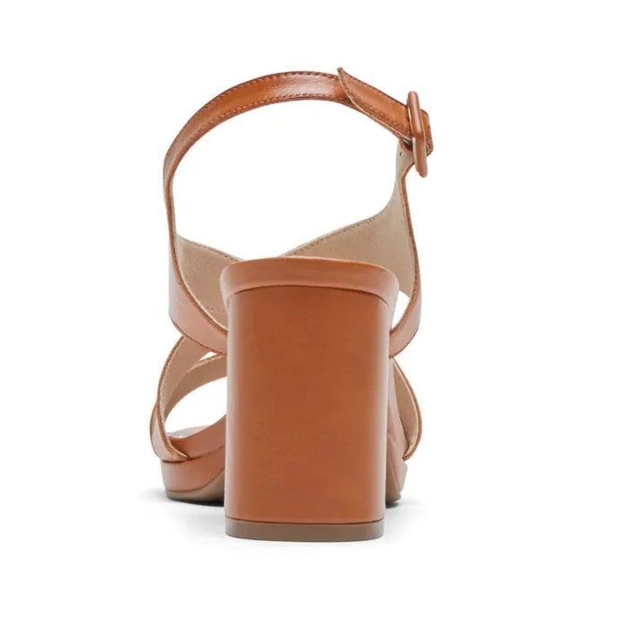 Rockport Heels Women Tabitha Slingback Heel Tan