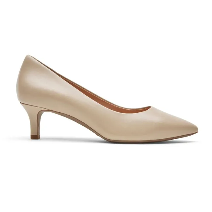 Rockport Heels Women Total Motion Kalila Heel Humus Leather
