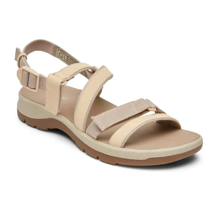 Rockport Sandals and Wedges Women XCS Trail Tech Washable Strappy Sandal Whitevanilla