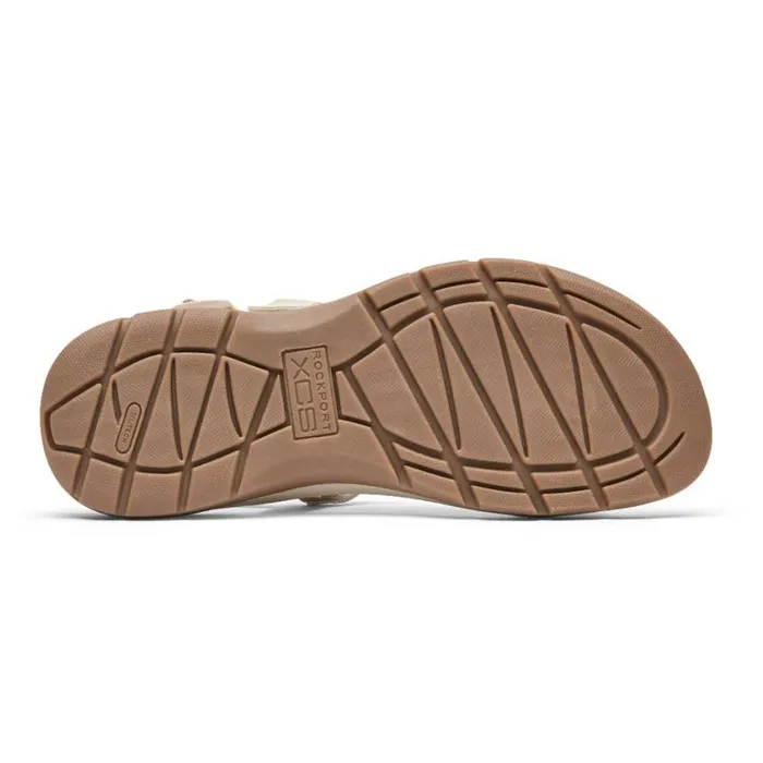 Rockport Sandals and Wedges Women XCS Trail Tech Washable Strappy Sandal Whitevanilla