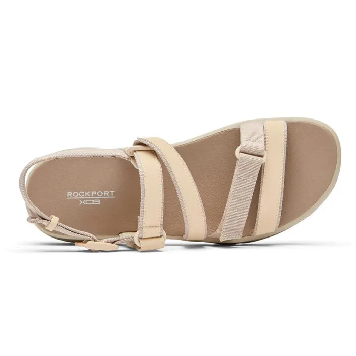 Rockport Sandals and Wedges Women XCS Trail Tech Washable Strappy Sandal Whitevanilla