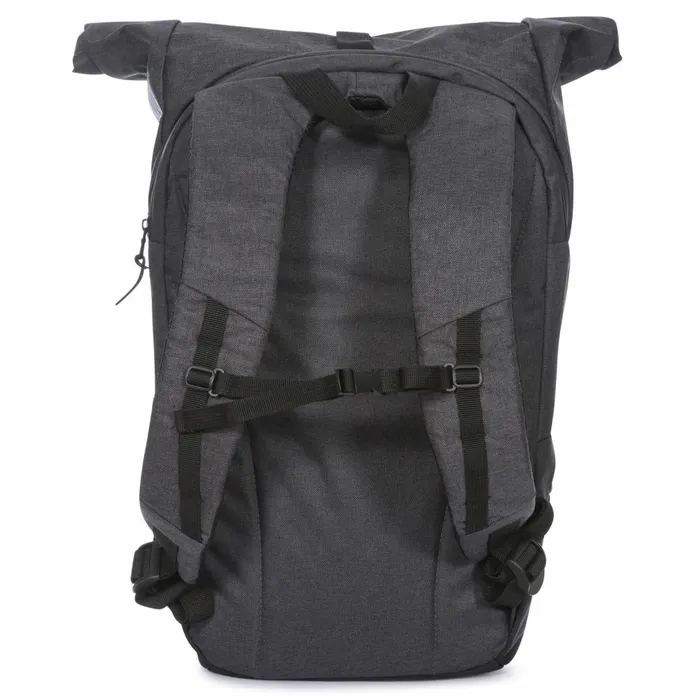 Rolla 30L Rolltop Laptop Backpack Dark Grey Men Trespass Roll Top Backpacks
