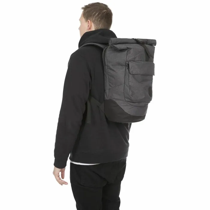 Rolla 30L Rolltop Laptop Backpack Dark Grey Men Trespass Roll Top Backpacks