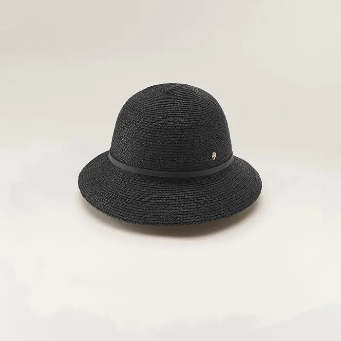 Round Crown Hats Helen Kaminski Besa 6 Charcoalblack