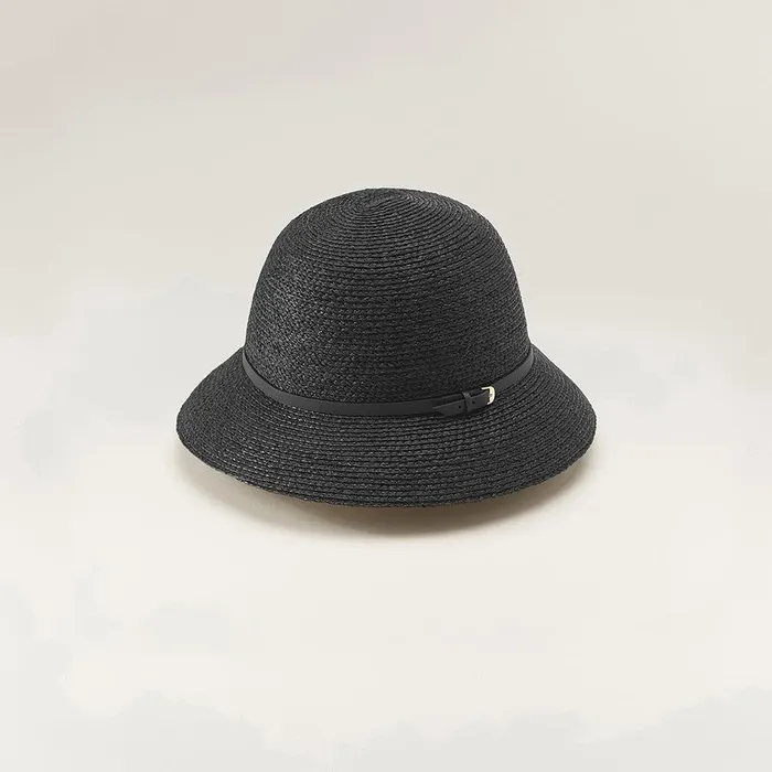 Round Crown Hats Helen Kaminski Besa 6 Charcoalblack