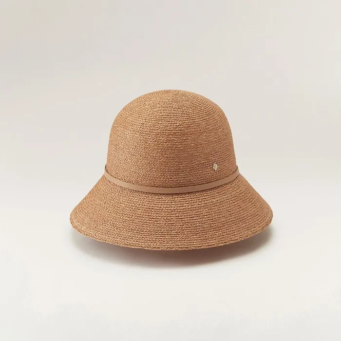 Round Crown Hats Helen Kaminski Besa 9 Nougatnut