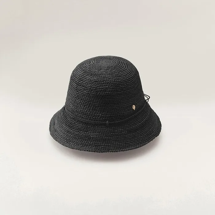 Round Crown Hats Helen Kaminski Rosie Charcoal
