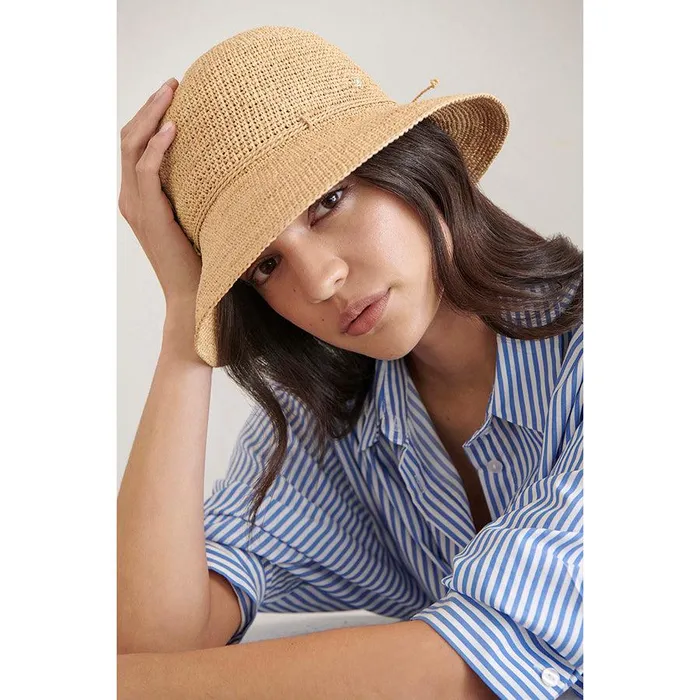 Round Crown Hats Helen Kaminski Rosie Natural
