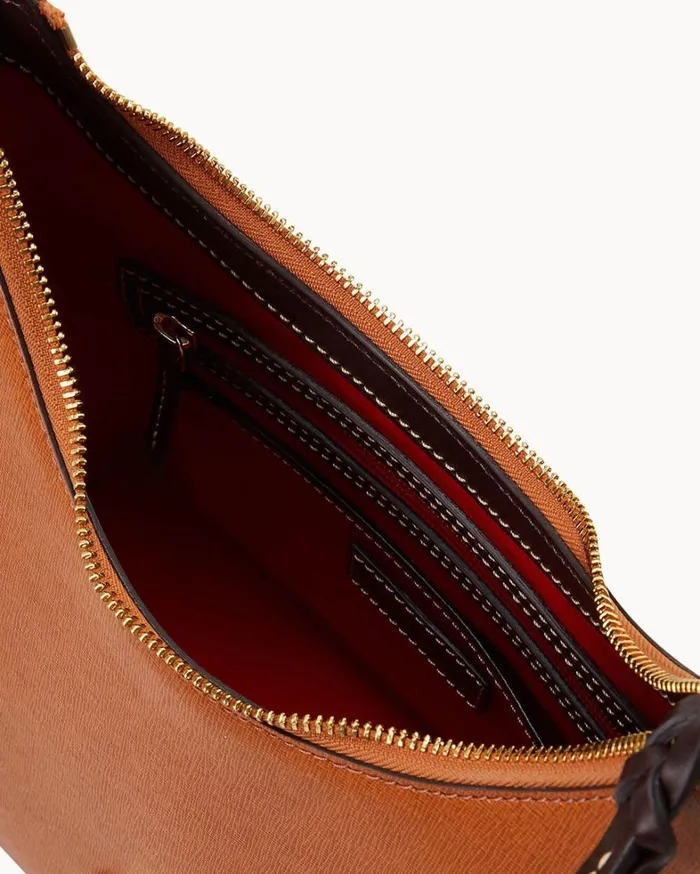 Saffiano Bryce Hobo Natural Women Dooney and Bourke Shoulder Bags