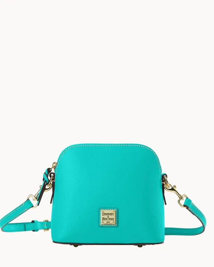 Saffiano Domed Crossbody Mint Women Dooney and Bourke Crossbodies