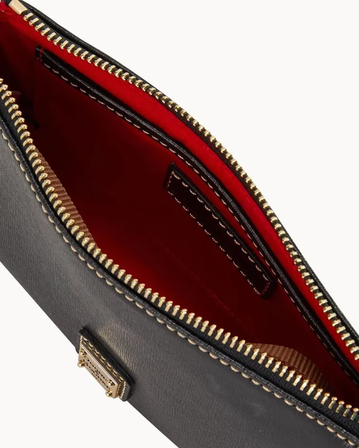 Saffiano Slim Crossbody Black Women Dooney and Bourke Crossbodies Saffiano Slim Crossbody Black Women Dooney and Bourke Crossbodies