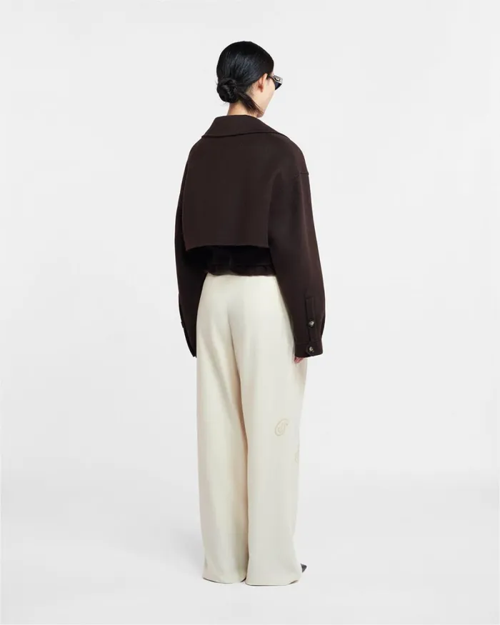 Satoyo Coffee Ground Women Nanushka Jackets and Blazers Satoyo Coffee Ground Women Nanushka Jackets and Blazers