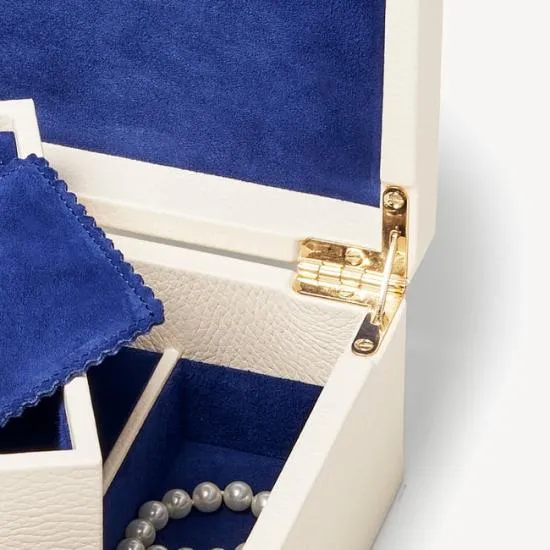 Savoy Jewellery Box Ivory Pebble Women Aspinal Of London Jewellery Boxes