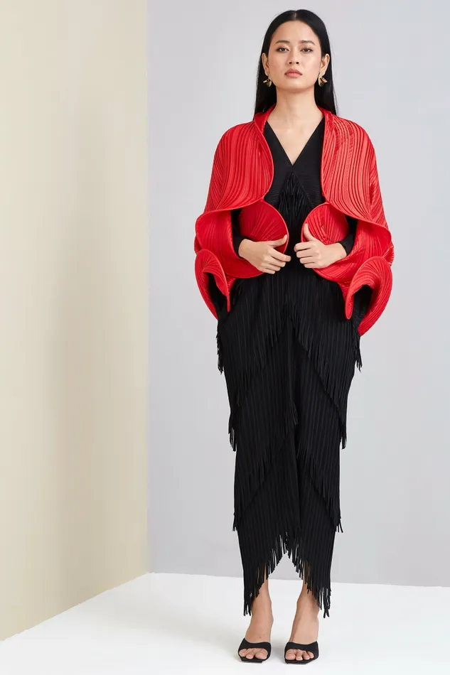 Scarlet Sage Alexandra Tsoukala Wrap It 8211 Red 8211 Women