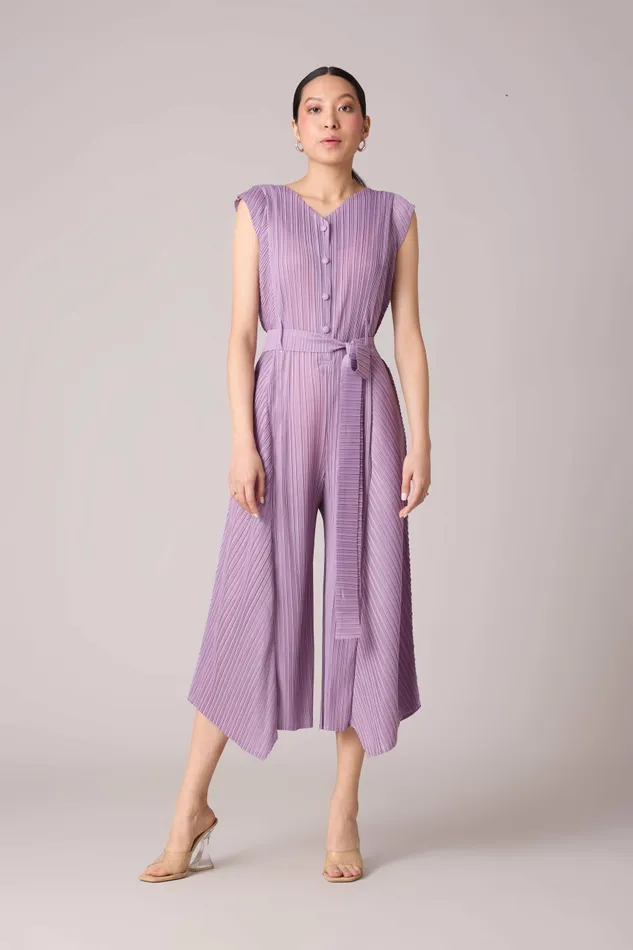 Scarlet Sage CoOrd Sets Mabel Jumpsuit 8211 Lavender 8211 Women