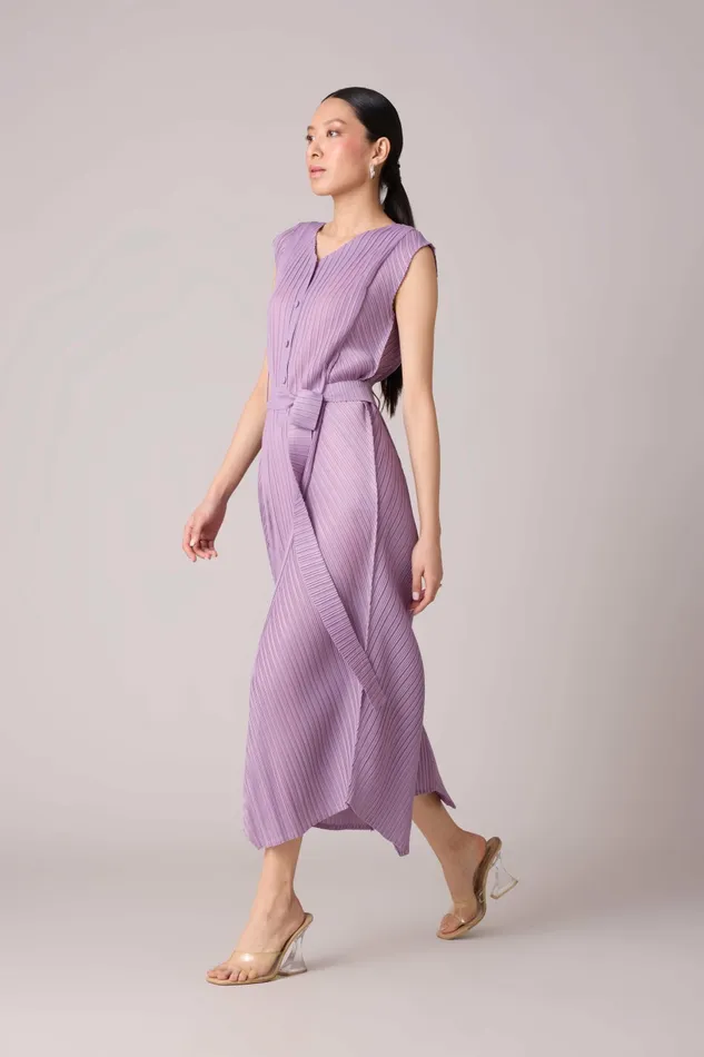 Scarlet Sage CoOrd Sets Mabel Jumpsuit 8211 Lavender 8211 Women