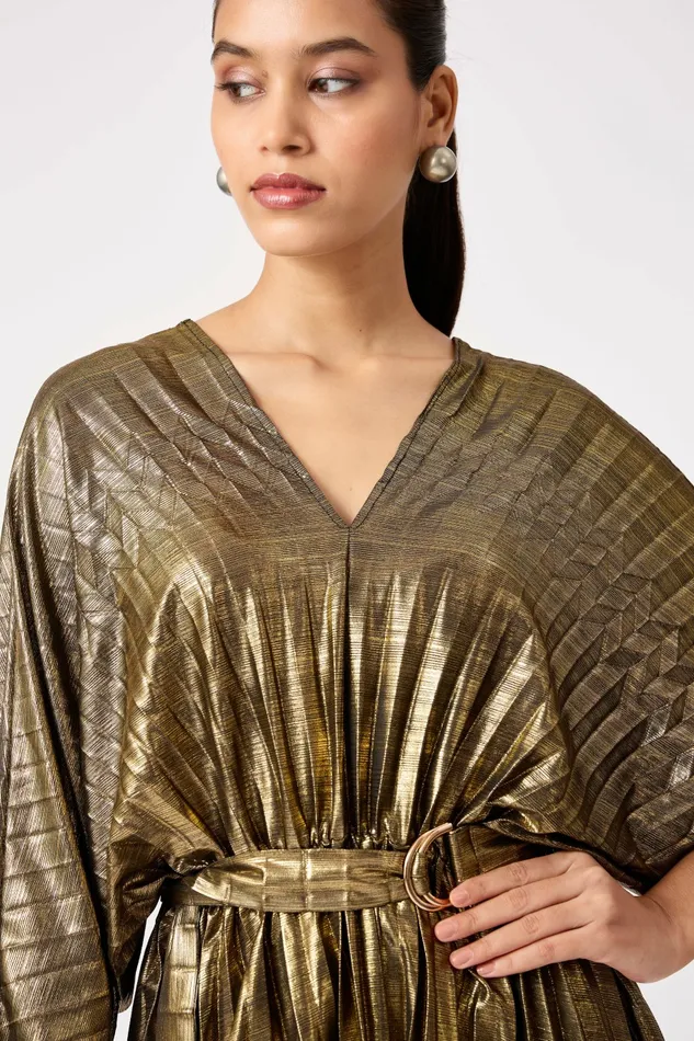 Scarlet Sage Dresses Adeline Dress 8211 Black Gold 8211 Women