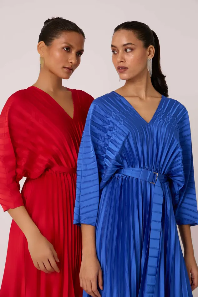 Scarlet Sage Dresses Adeline Maxi Satin Dress 8211 Red 8211 Women