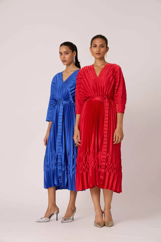 Scarlet Sage Dresses Adeline Maxi Satin Dress 8211 Red 8211 Women