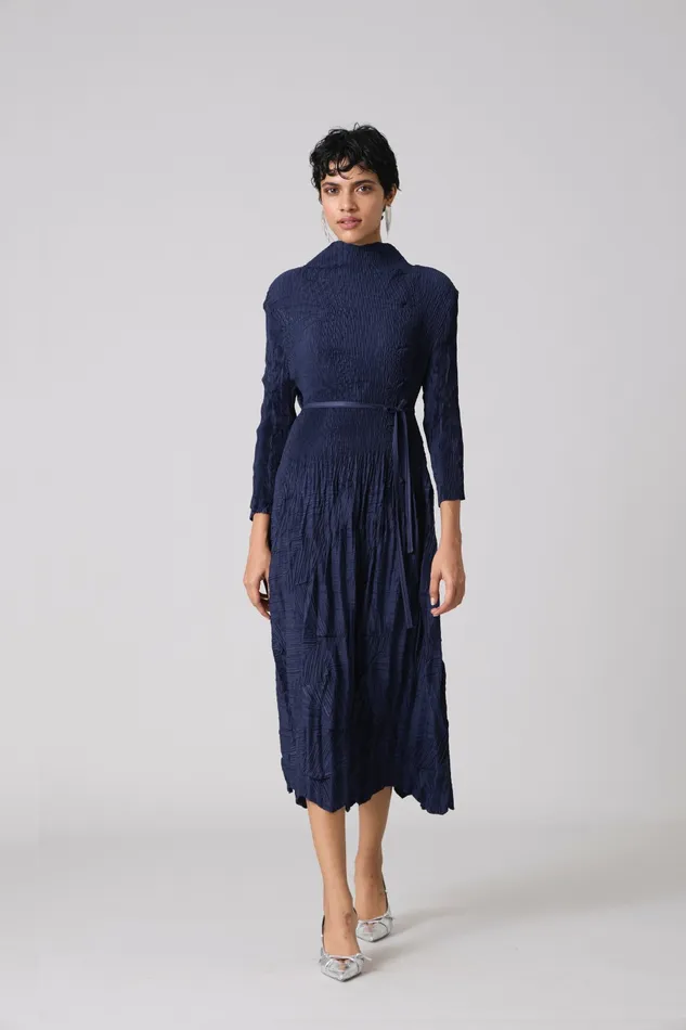 Scarlet Sage Dresses Vida Dress 8211 Navy 8211 Women