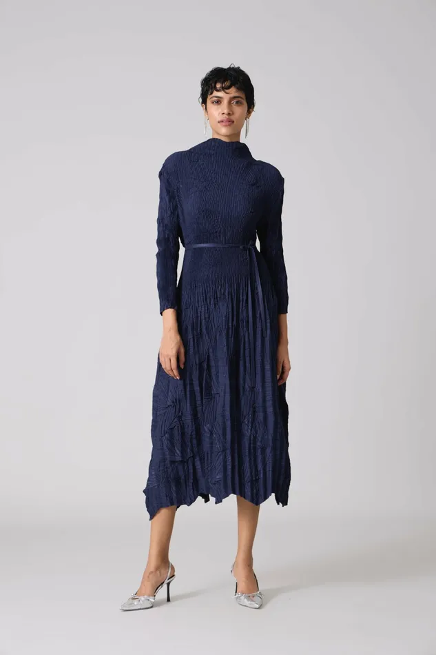 Scarlet Sage Dresses Vida Dress 8211 Navy 8211 Women