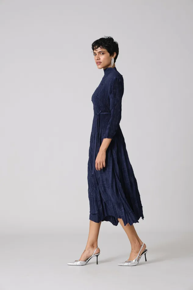 Scarlet Sage Dresses Vida Dress 8211 Navy 8211 Women