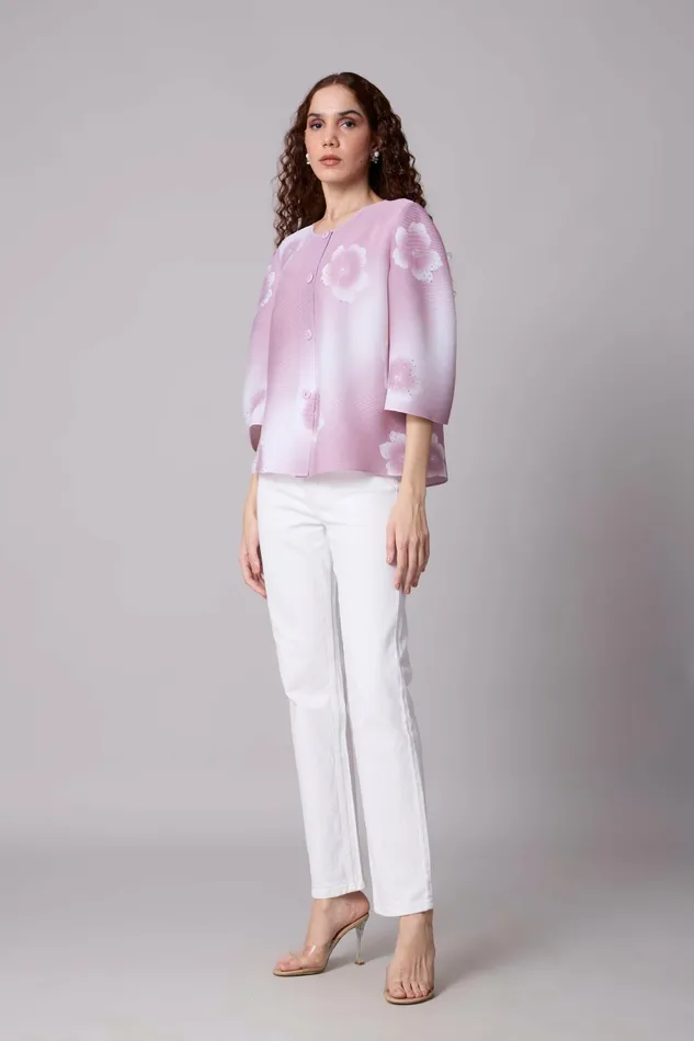 Scarlet Sage Tops Avrille Shirt 8211 Blush Pink 8211 Women