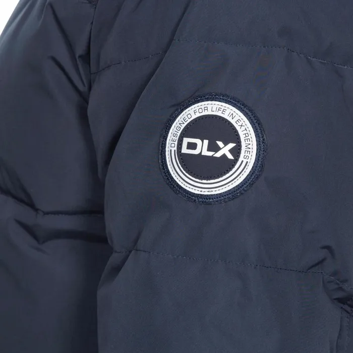 Scenery DLX Hooded Down Jacket Navy Men Trespass Padded Jackets