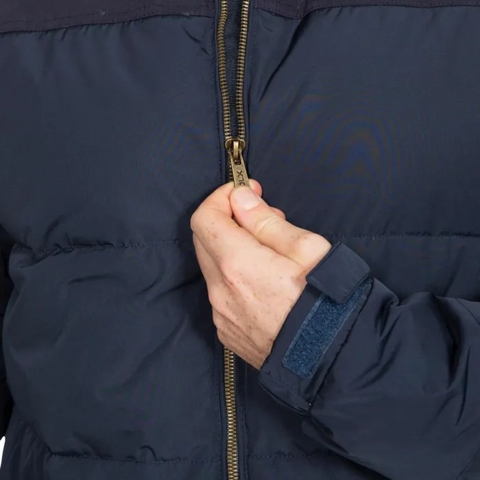 Scenery DLX Hooded Down Jacket Navy Men Trespass Padded Jackets