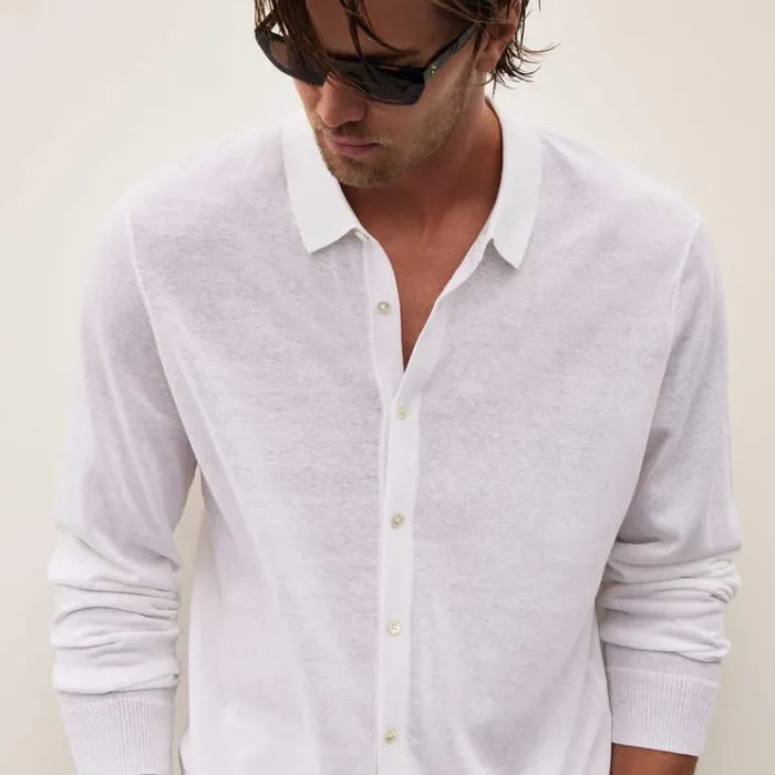 Shirting Men James Perse Sonoran Shirt White
