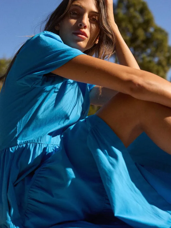 Shop Brochu Walker Dresses The Havana Dress Azure