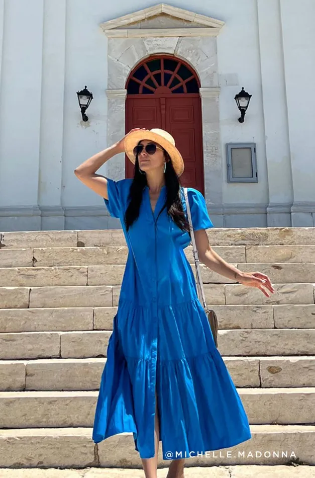 Shop Brochu Walker Dresses The Havana Dress Azure