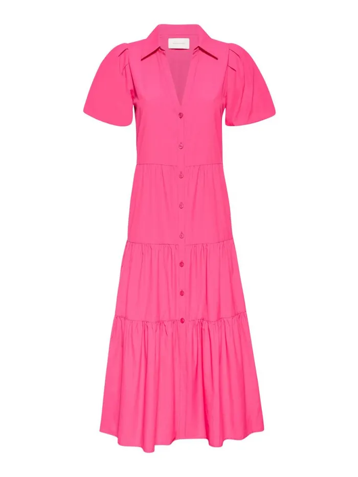 Shop Brochu Walker Dresses The Havana Dress Hot Pink