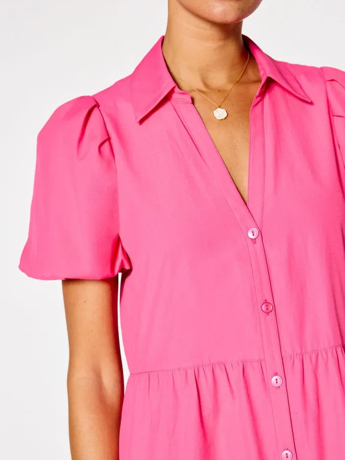 Shop Brochu Walker Dresses The Havana Dress Hot Pink