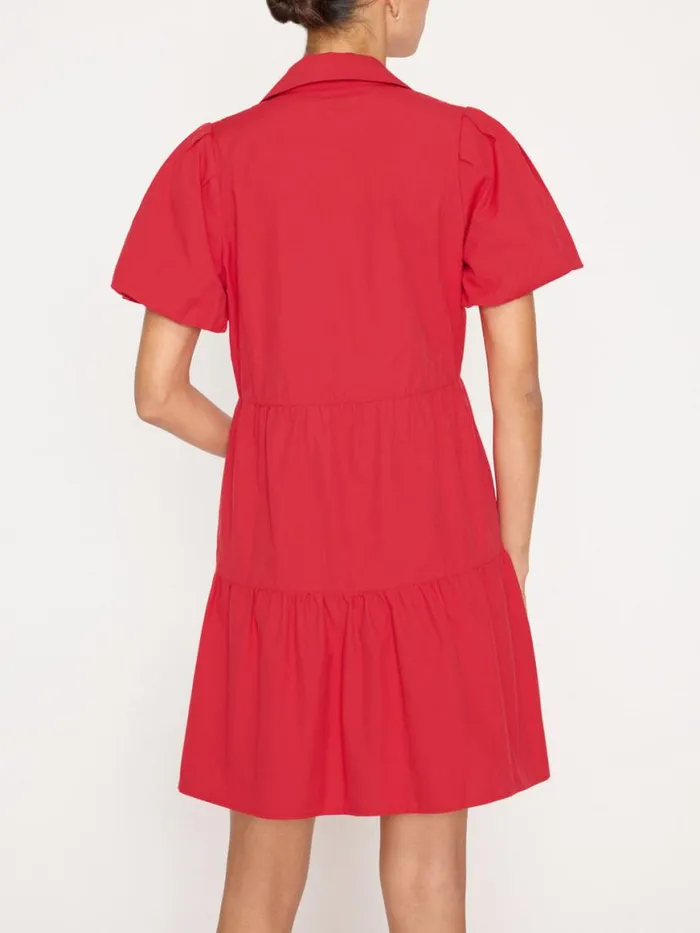 Shop Brochu Walker Dresses The Havana Mini Dress Carmine Red