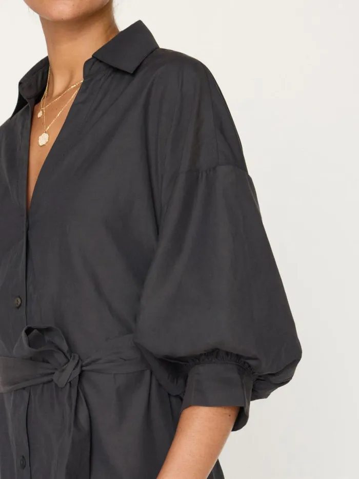 Shop Brochu Walker Dresses The Kate Belted Dress Washed Black