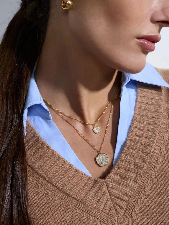 Shop Brochu Walker Sweaters The Arden Looker Camel Mlange With Oxford