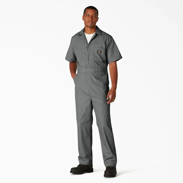 Short Sleeve Coveralls Gray Gray gy Men Dickies Painter Pants