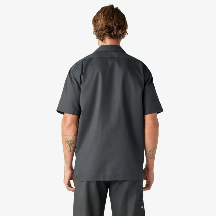 Short Sleeve Work Shirt Charcoal Gray Charcoal Gray ch Men Dickies Work Shirts Short Sleeve Work Shirt Charcoal Gray Charcoal Gray ch Men Dickies Work Shirts