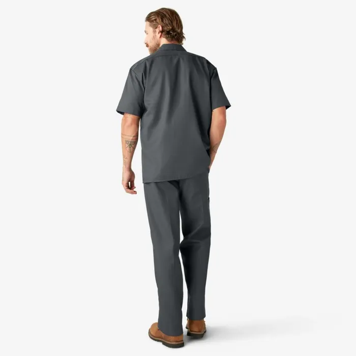Short Sleeve Work Shirt Charcoal Gray Charcoal Gray ch Men Dickies Work Shirts Short Sleeve Work Shirt Charcoal Gray Charcoal Gray ch Men Dickies Work Shirts