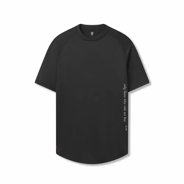 Short Sleeves Men ASRV AeroSilver Established Tee Black 034otwr034