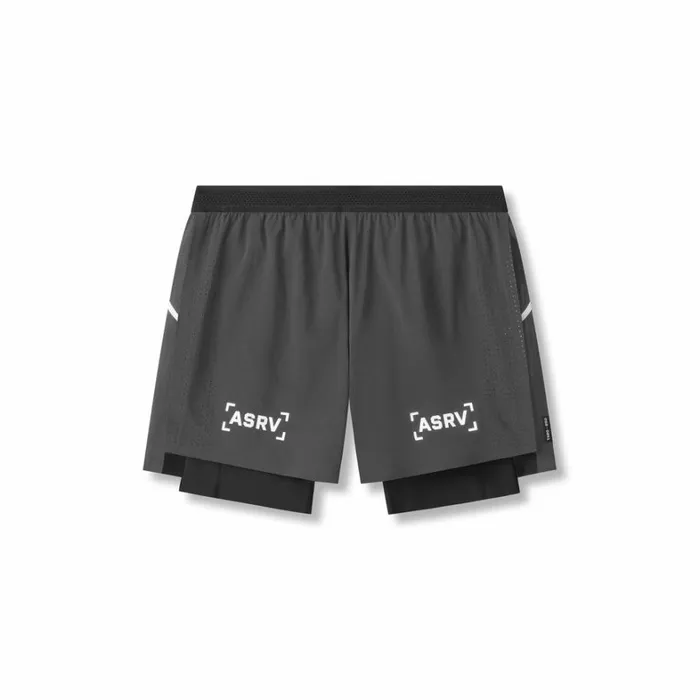 Shorts Men ASRV Aerotex 4034 High Split Liner Short Space Grey