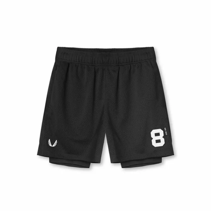 Shorts Men ASRV SilverPlus Mesh Rec Liner Short Blackblack