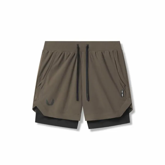 Shorts Men ASRV TetraLite 5034 Liner Short Deep Taupe 034wings034black
