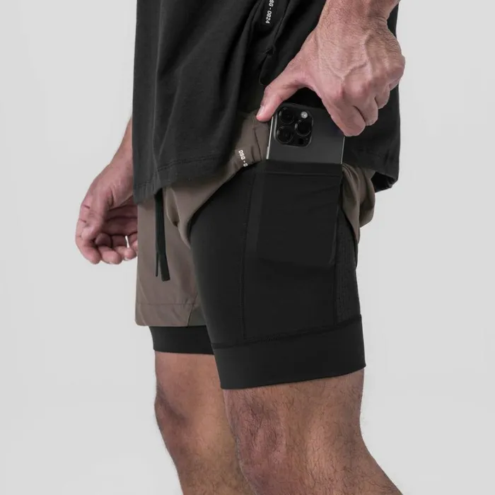 Shorts Men ASRV TetraLite 5034 Liner Short Deep Taupe 034wings034black