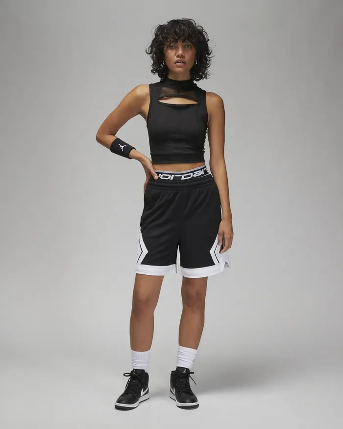 Shorts Women Nike Jordan Sport Blackwhitewhiteblack