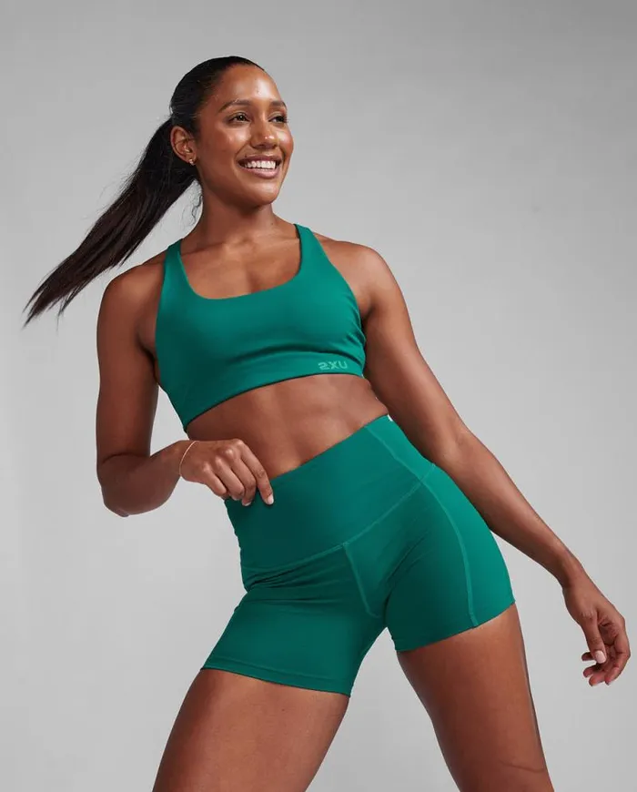 Shorts Womens 2XU Form HiRise Compression 4034 Shorts Forest Green
