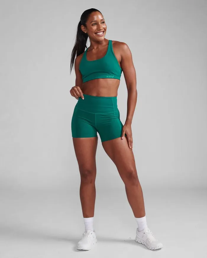 Shorts Womens 2XU Form HiRise Compression 4034 Shorts Forest Green
